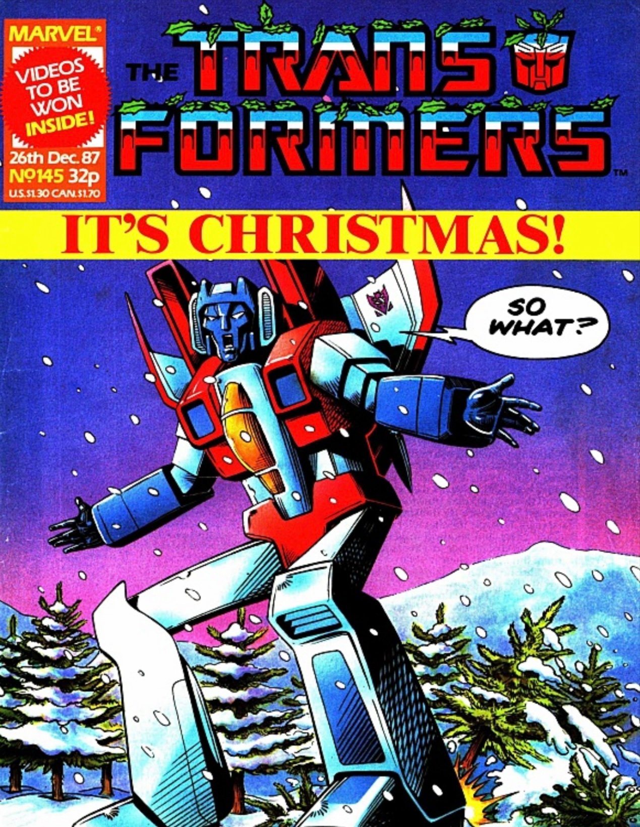 Talking Christmas Transformers